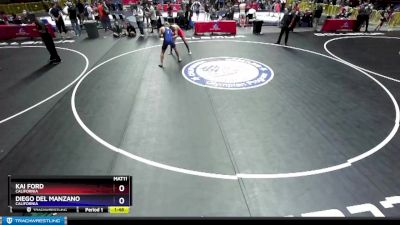 170 lbs Cons. Round 4 - Kai Ford, California vs Diego Del Manzano, California