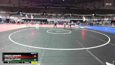 126 lbs Semis & Wb (16 Team) - Nicholas Lamary, Battlefield vs Vincent Edwards, Western Branch
