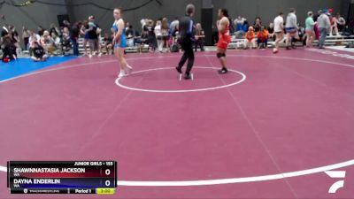 155 lbs Cons. Round 4 - Shawnnastasia Jackson, WA vs Dayna Enderlin, WA