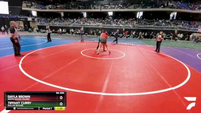 6A 235 lbs Semifinal - Dayla Brown, South Grand Prairie vs Tiffany Curry, Dallas Skyline