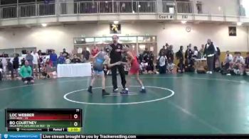 71 lbs Round 1 (8 Team) - Loc Webber, Ohio Gray vs Bo Courtney, Oklahoma Outlaws GR Red