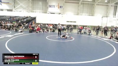 74 lbs Semifinal - Kaleb Pollock, Brawlers Elite vs Nickolas Patterson, Club Not Listed