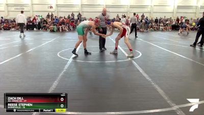 150 lbs Round 3 (8 Team) - Reese Stephen, Barnesville vs Zach Dill, All American