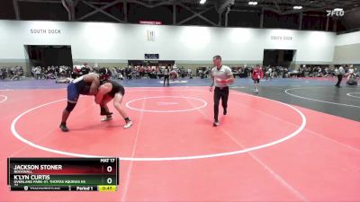 215 lbs Cons. Round 2 - K`lyn Curtis, Overland Park-St. Thomas Aquinas HS JV vs Jackson Stoner, Rockwall