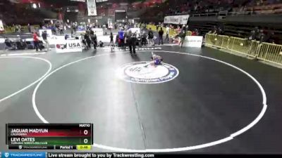 84 lbs Cons. Round 4 - Jaguar Madyun, California vs Levi Oates, Turlock Wrestling Club