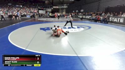 1B/2B 132 Quarterfinal - David Phillips, Republic-Curlew vs Wyatt Elias, Oroville