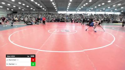 126 lbs Consi Of 64 #2 - Jake Hammer, WY vs Kolten Barker, OH