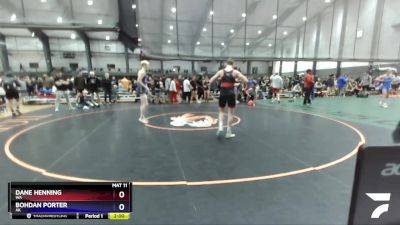 144 lbs Champ. Round 2 - Dane Henning, WA vs Bohdan Porter, AK