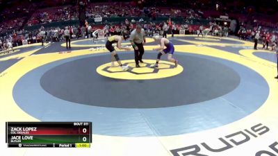 D2-165 lbs Cons. Round 3 - Jace Love, Butler vs Zack Lopez, Col. DeSales