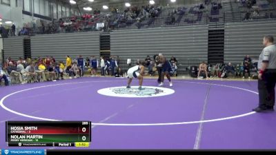 285 lbs 2nd Wrestleback (8 Team) - Nolan Martin, Perry Meridian vs Hosia Smith, Cathedral