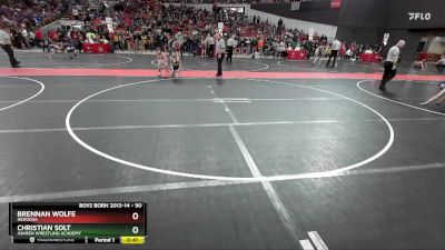 90 lbs Champ. Round 2 - Brennan Wolfe, Nekoosa vs Christian Solt, Askren Wrestling Academy