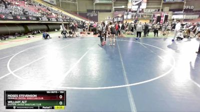 150 lbs 3rd Place Match - William Alt, Eastside United Wrestling Club vs Moses Stevenson, Franklin Central Wrestling Club