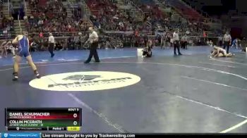 195 lbs Semis & Wb - Collin McGrath, #2 New Salem-Almont vs Daniel Schumacher, #3 South Border