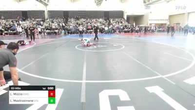 63-M lbs Consi Of 16 #2 - Lucas Miscia, Cordoba Trained vs Leo Mastrosimone, GPS Wrestling Club