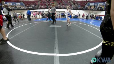 73 lbs Rr Rnd 3 - Braye Benson, HBT Grapplers vs Paisley Jones, Tecumseh Youth Wrestling