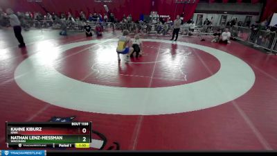 175 lbs Quarterfinal - Kahne Kiburz, Iowa vs Nathan Lenz-Messman, Wisconsin