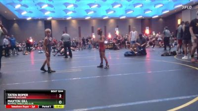 58 lbs Cons. Semi - Maxton Gill, Beatrice Wrestling Club vs Taten Roper, Missouri Outlaws