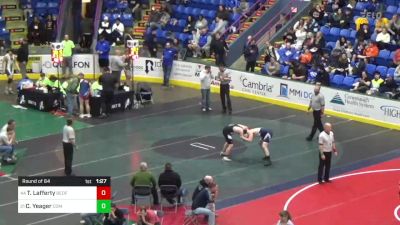 192 lbs Round Of 64 - Thaddeus Lafferty, Bedford vs Chance Yeager, Commodore Perry