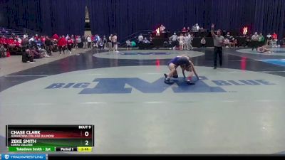 157 lbs Prelim - Chase Clark, Augustana College (Illinois) vs Zeke Smith, Loras College