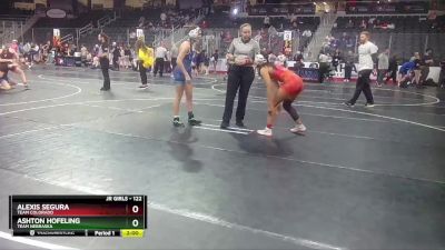 122 lbs Champ. Round 1 - Ashton Hofeling, Team Nebraska vs Alexis Segura, Team Colorado