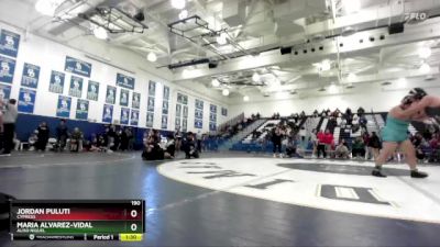 190 lbs Quarterfinal - Jordan Puluti, Cypress vs Maria Alvarez-Vidal, Aliso Niguel