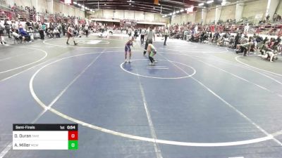 62 lbs Semifinal - Daniel Duran, Takedown Elite vs Aidan Miller, Mcwc