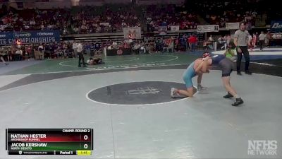 D 2 106 lbs Champ. Round 2 - Nathan Hester, Archbishop Rummel vs Jacob Kershaw, North Desoto