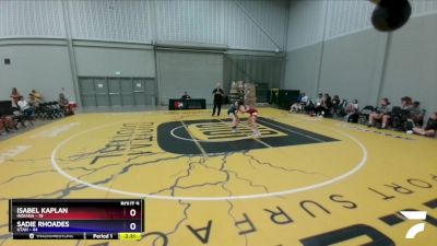 106 lbs Round 3 (6 Team) - Isabel Kaplan, Indiana vs Sadie Rhoades, Utah