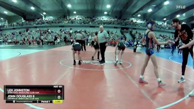 95 lbs 3rd Place Match - Lex Johnston, Open Mats Wrestling Club-AAA vs John Douglass Ii, Centralia Wrestling Club-AAA