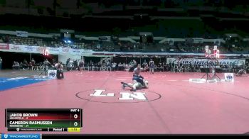 132 lbs Champ - Round 1 (16 Team) - Cameron Rasmussen, Riverbend vs Jakob Brown, Grassfield