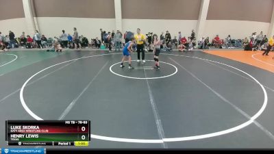 78-83 lbs Round 1 - Luke Skorka, Katy Area Wrestling Club vs Henry Lewis, Texas