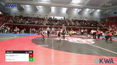 49 lbs Round Of 32 - Waylon Cooper, Sperry Wrestling Club vs Boston Fry, Morrison Takedown Club