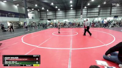 85 lbs Round 4 (6 Team) - Adam Walker, NORTH CAROLINA WRESTLING FACTORY vs Decan Kelly, GREAT NECK WC - GREEN