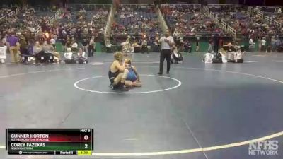 2A 132 lbs Semifinal - Corey Fazekas, Northeastern vs Gunner Horton, Rutherfordton-Spindale