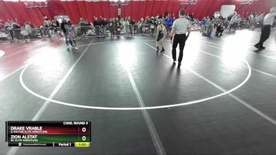 105 lbs Cons. Round 3 - Zion Alstat, DC Elite Wrestling vs Drake Vrable, X-Factor Elite Wrestling