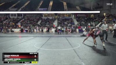 132 lbs Quarterfinal - Isaiah Morales, Emporia vs Armando Garcia, Dodge City Academy