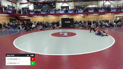 132 lbs Final - Kiaben Kennedy, Bedford vs Jonah Paulino, Montachusett