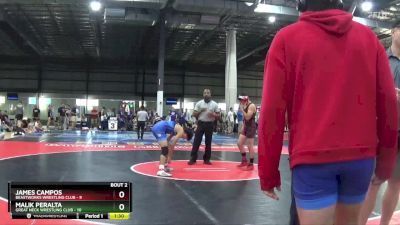 138 lbs Round 1 (4 Team) - Malik Peralta, GREAT NECK WRESTLING CLUB vs James Campos, BEASTWORKS WRESTLING CLUB