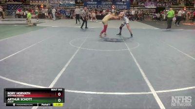 D 1 160 lbs Semifinal - Arthur Schott, Jesuit vs Rory Horvath, Brother Martin