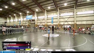 70 lbs 5th Place Match - Paxton McEwen, Montana vs Jian Khai Cuaresma, Hawaii