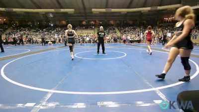 110 lbs Quarterfinal - Emily Beckley, Team Tulsa Wrestling Club vs Gentry Shelton, Skiatook Youth Wrestling 2022-23