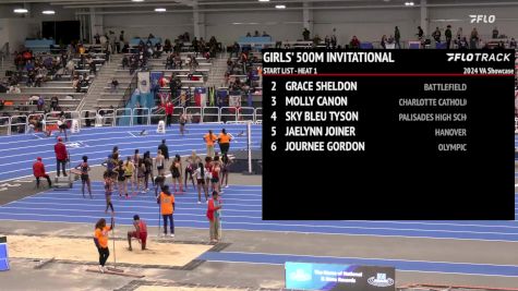 High School Girls' 500m Invitational , Finals 1