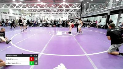 108 lbs Quarterfinal - Connor LaGier, Mat Assassins vs Justin Farnsworth, Lion's Den Young Bucks