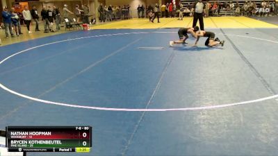 80 lbs Quarterfinal - Brycen Kothenbeutel, Pine Island vs Nathan Hoopman, Woodbury