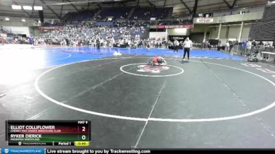 67 lbs 7th Place Match - Ryker Dierick, Maddogs Wrestling vs Elliot Colliflower, Cheney Mat Hawks Wrestling Club