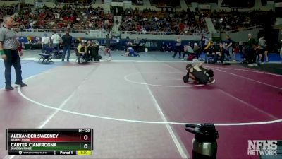 D1-120 lbs Semifinal - Carter Cianfrogna, Shadow Ridge vs Alexander Sweeney, Desert Ridge