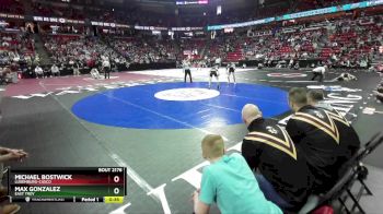 D2-126 lbs Cons. Semi - Michael Bostwick, Luxemburg-Casco vs Max Gonzalez, East Troy