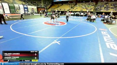 100 Class 1 lbs Cons. Round 2 - Milandi Linares, Marshall vs Kaiden Conard, El Dorado Springs