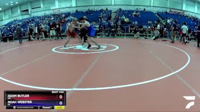 126 lbs Quarterfinal - Adam Butler, OH vs Noah Webster, MI