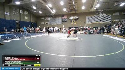 250 lbs Quarterfinal - Bjorn Small, Team Scorpion Wrestling Club vs Kade Calderon, Ascend Wrestling Academy